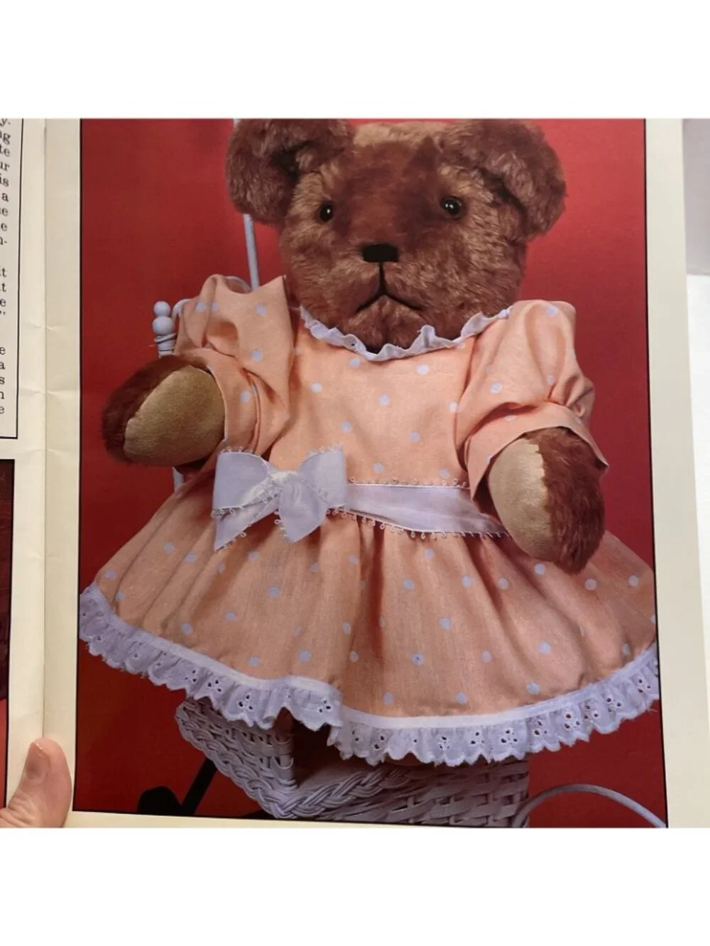 Teddy Bears Wardrobe Nancy Southerland Holmes Full Size Pattern Book -EUC (Read)